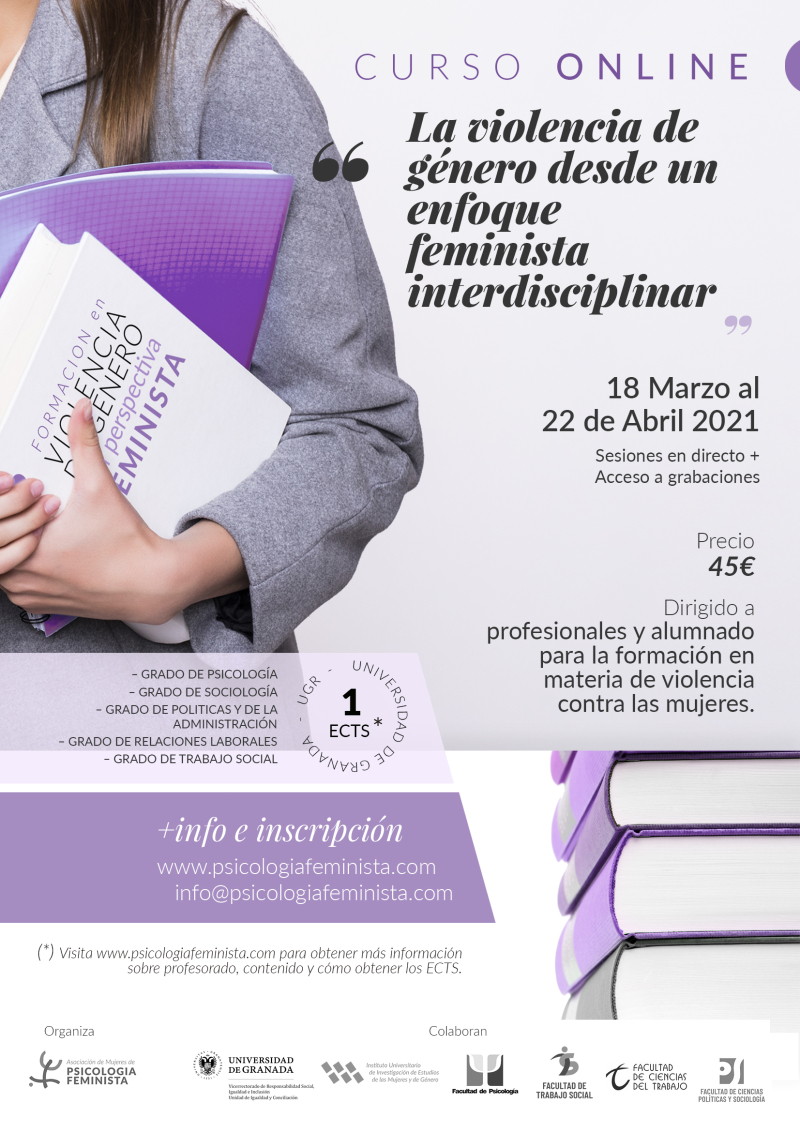 Curso online Curso online: “La violencia de género desde un enfoque feminista interdisciplinar”